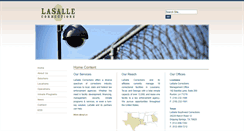 Desktop Screenshot of lasallecorrections.com